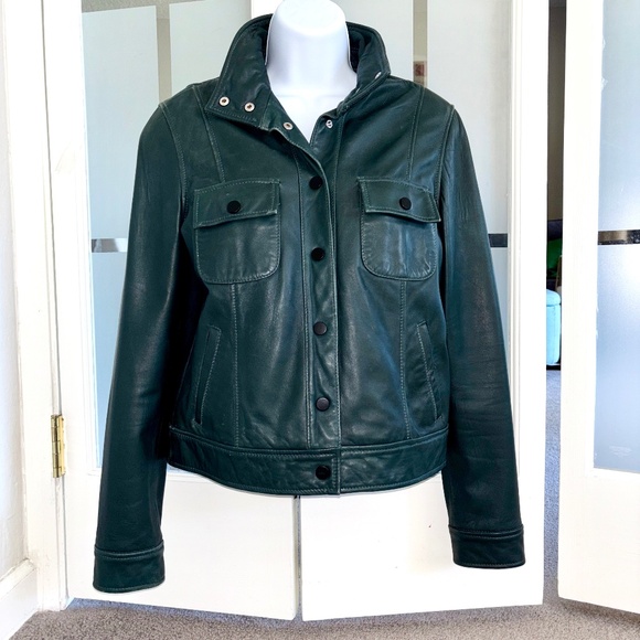 Lucky Brand Leather Jacket - Picture 1 of 11